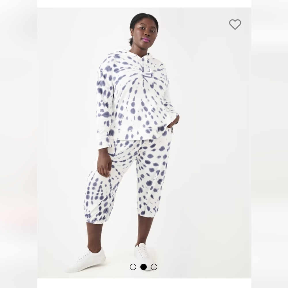 Tye Dye Sweat Quarter Length Pants